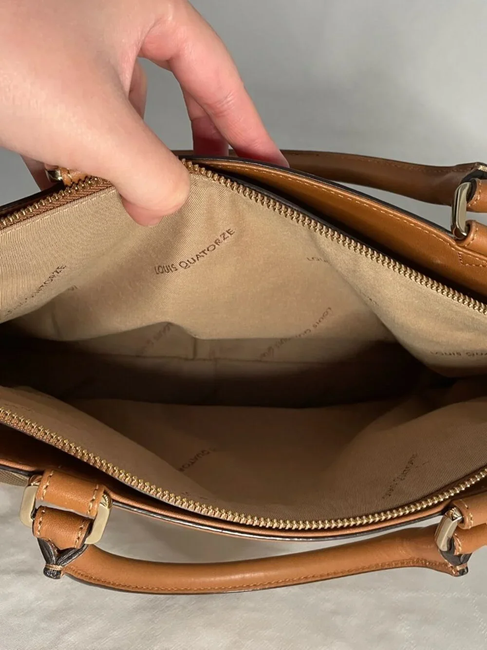 Louis Quatorze Top Handle Handbag
